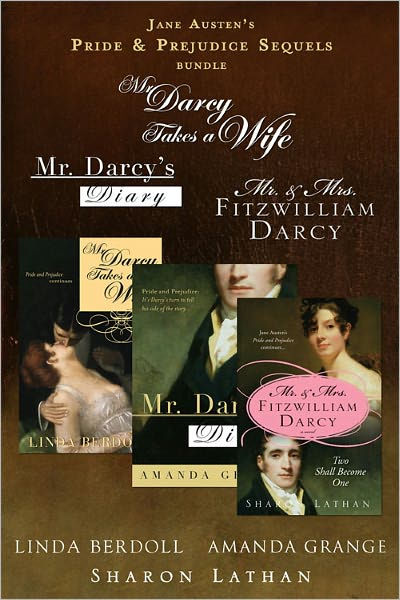Jane Austen's Pride & Prejudice Sequel Bundle: 3 Reader Favorites: Mr. Darcy Takes a Wife by Linda Berdoll; Mr. Darcy's Diary by Amanda Grange; and Mr. ... Darcy: Two Shall Become One bySharon Lathan