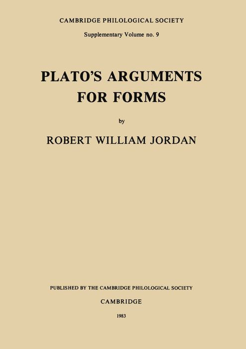 Plato's Arguments for Forms