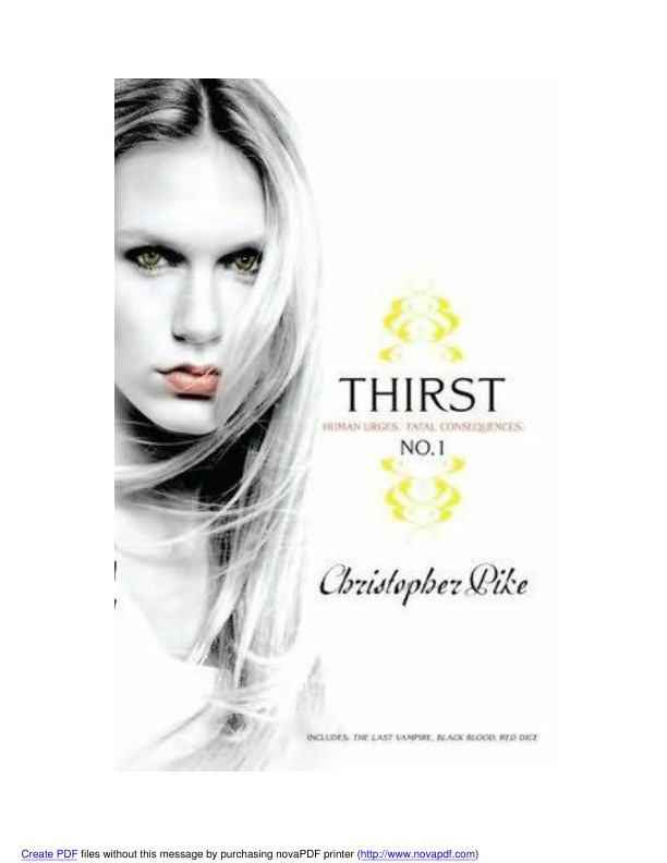 Thirst No. 2: Phantom, Evil Thirst, Creatures of Forever by Pike, Christopher