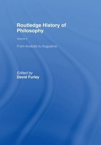 Routledge History of Philosophy Volume II: Aristotle to Augustine / Edition 1