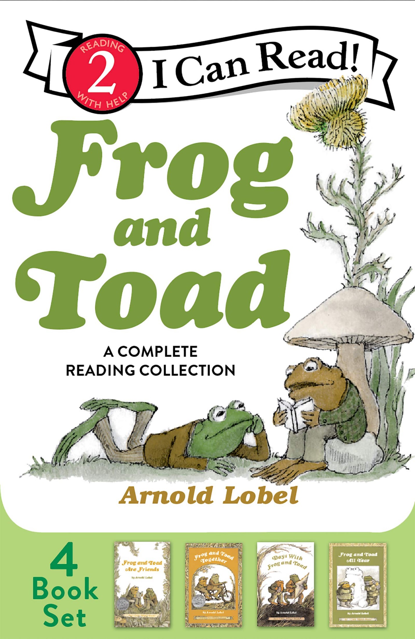 Frog and Toad: A Complete Reading Collection: Frog and Toad Are Friends, Frog and Toad Together, Days With Frog and Toad, Frog and Toad All Year