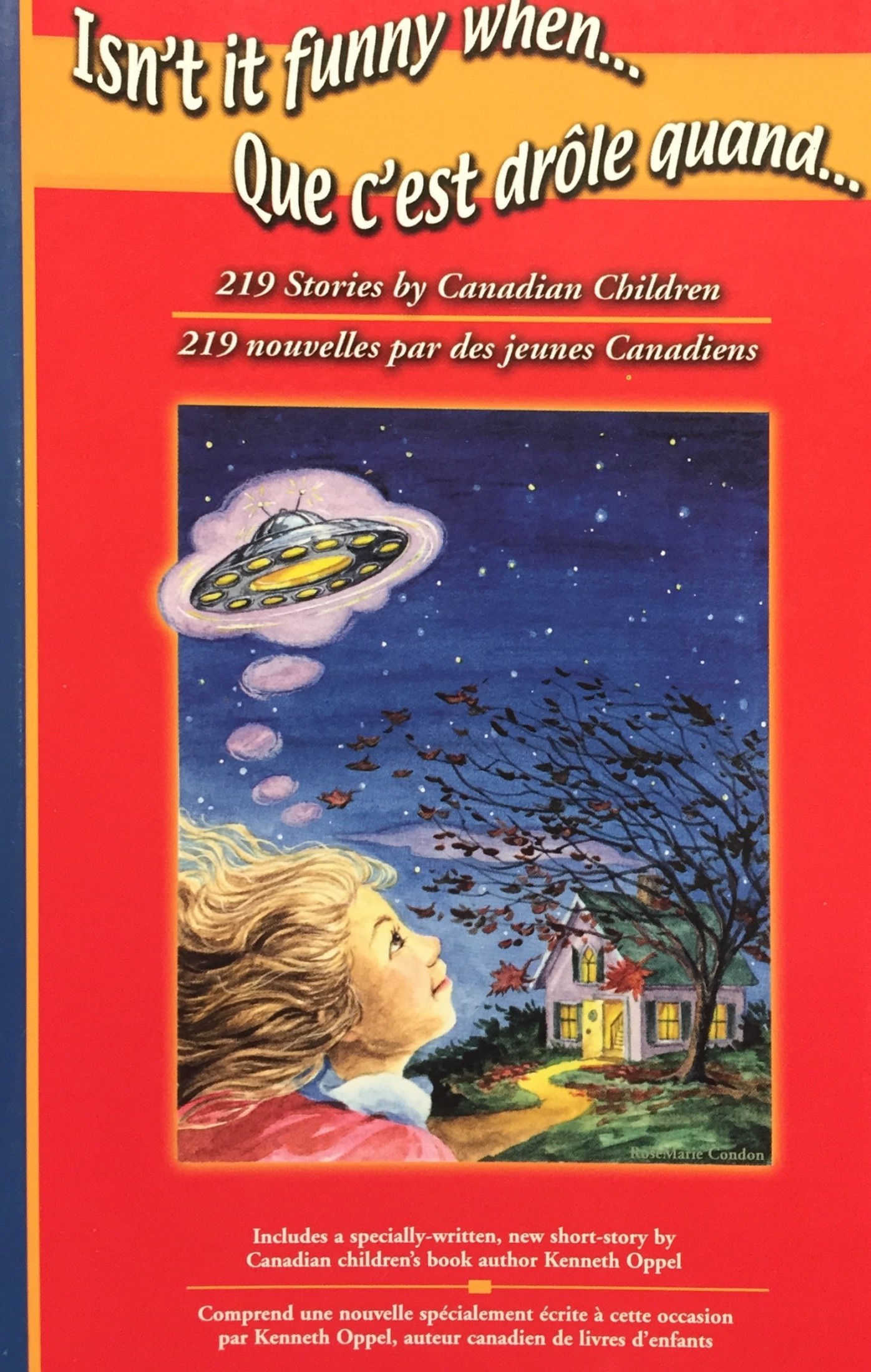 Isn't It Funny When-- : 219 Stories by Canadian Children