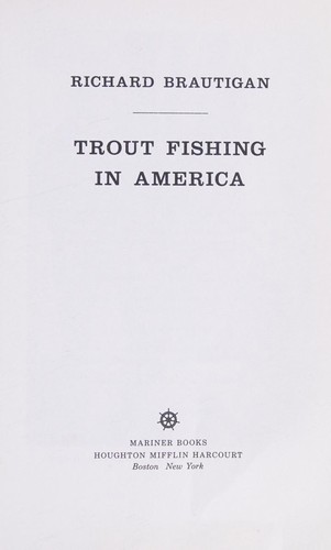 Trout Fishing in America