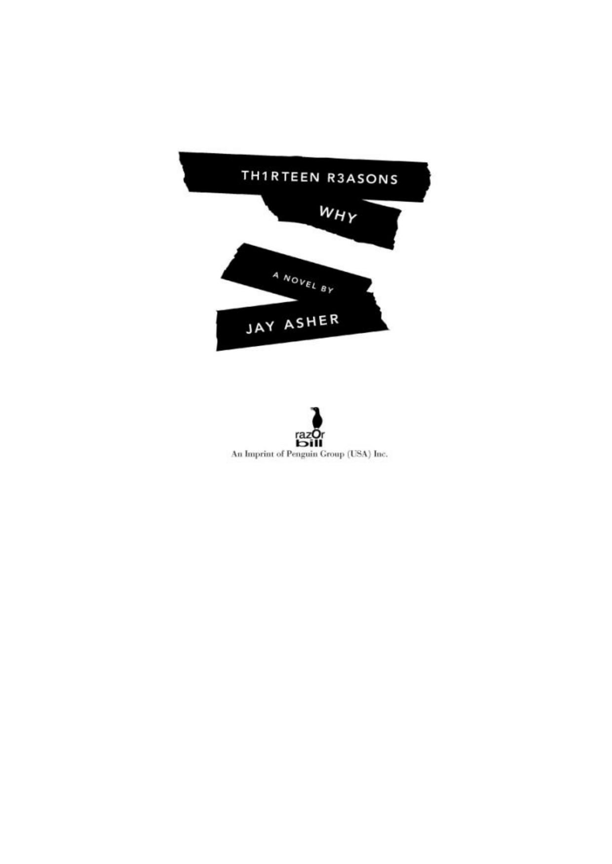 Thirteen Reasons Why